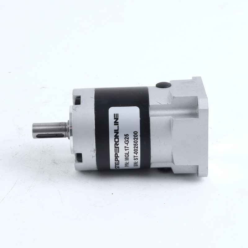MGL-serie planetaire tandwielkast overbrengingsverhouding 25:1 speling 45arc-min voor 5mm as standaard Nema 17 stappenmotor - MGL17-G25 | StepperOnline