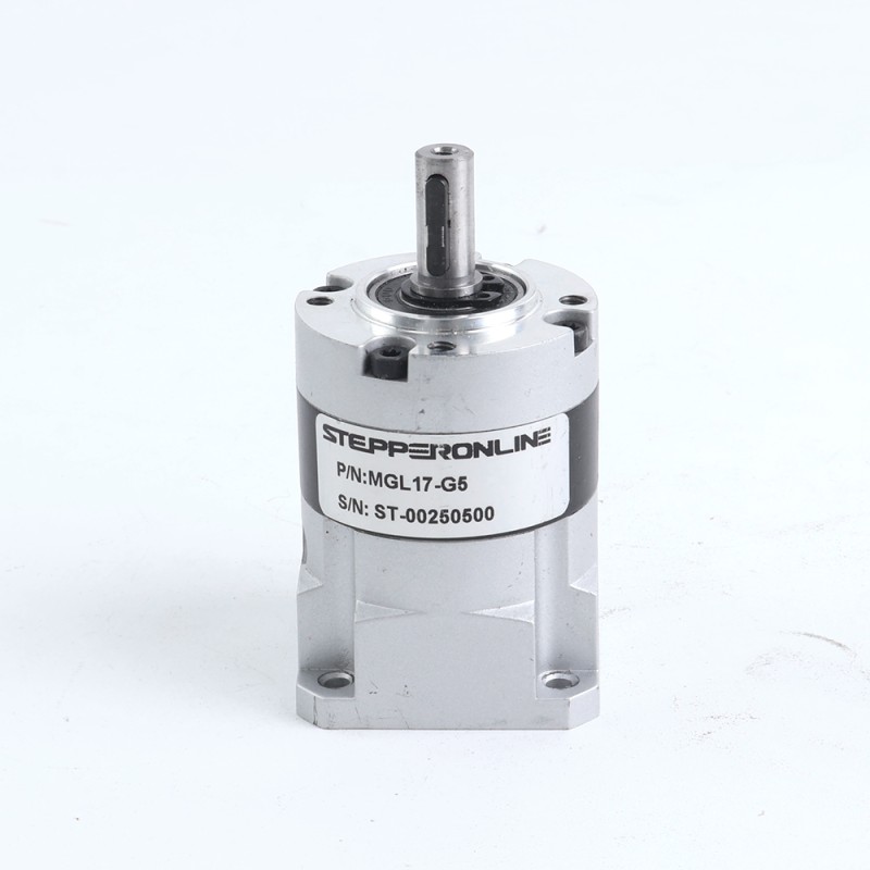 MGL-serie planetaire tandwielkast overbrengingsverhouding 5:1 speling 30arc-min voor 5mm as standaard Nema 17 stappenmotor - MGL17-G5 | StepperOnline
